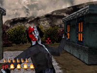 une photo d'Ã©cran de The House of the Dead sur Sega Saturn